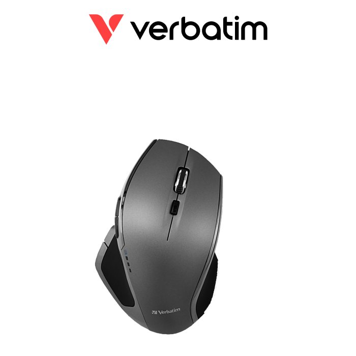Verbatim Optical 8-Button Deluxe Wireless Desktop Mouse ( Blue LED )